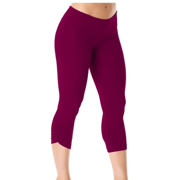 Elisabeth Rogiani Burgundy Leggings - Picture 1 of 7